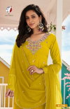 B 2746 By Af Dola Silk Handwork Readymade Suits Exporters In India
